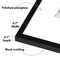 Americanflat Set of 4 Picture Frames - Gallery Wall Frame Set with Two 14x14 Frames with 4x6 Mats and Two 14x18 Frames with 5x7 Mats - Black